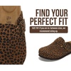 image:imageProject Cloud 100 Genuine Leather Slipons Footbed Clogs for Women SandalsDark Brown Leopard