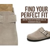image:imageProject Cloud 100 Genuine Leather Slipons Footbed Clogs for Women SandalsGrey Suede