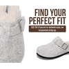image:imageProject Cloud 100 Genuine Leather Slipons Footbed Clogs for Women SandalsNatural Wool