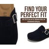 image:imageProject Cloud 100 Genuine Leather Slipons Footbed Clogs for Women SandalsNavy Suede