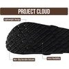 image:imageProject Cloud 100 Genuine Leather Slipons Footbed Clogs for Women SandalsNavy Suede