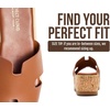 image:imageProject Cloud 100 Genuine Leather Wedge Platform Sandals for Women MILACognac Leather