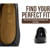 image:imageProject Cloud Ballet Flats for Women  Genuine Leather Insole Womens FlatsBlack Patent  Ashley