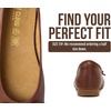 image:imageProject Cloud Ballet Flats for Women  Genuine Leather Insole Womens FlatsChoco Brown 2 Ashley