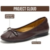 image:imageProject Cloud Ballet Flats for Women  Genuine Leather Insole Womens FlatsDark Chocolate  Ashley