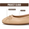 image:imageProject Cloud Ballet Flats for Women  Genuine Leather Insole Womens FlatsNude 2  Ashley