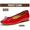 image:imageProject Cloud Ballet Flats for Women  Genuine Leather Insole Womens FlatsRed Patent  Ashley