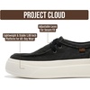 image:imageProject Cloud Canvas Platform Loafers for Women Boat Shoes for Women DanaBlack Retro Canvas