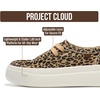 image:imageProject Cloud Canvas Platform Loafers for Women Boat Shoes for Women DanaLeopard Print Twill