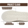 image:imageProject Cloud Canvas Platform Loafers for Women Boat Shoes for Women DanaOff White Retro Canvas