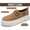 image:imageProject Cloud Canvas Platform Loafers for Women Boat Shoes for Women DanaTobacco Retro Canvas