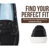 image:imageProject Cloud Canvas Sneakers for Women Memory Foam Slip On SeasaltBlack Canvas