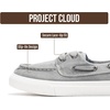 image:imageProject Cloud Canvas Sneakers for Women Memory Foam Slip On SeasaltGrey Canvas