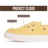image:imageProject Cloud Canvas Sneakers for Women Memory Foam Slip On SeasaltSunshine Canvas