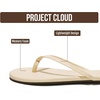 image:imageProject Cloud Flip Flops for Women Memory Foam Flats Sandals FoundationsBone