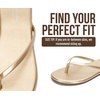 image:imageProject Cloud Flip Flops for Women Memory Foam Flats Sandals FoundationsDark Gold
