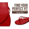 image:imageProject Cloud Flip Flops for Women Memory Foam Flats Sandals FoundationsDark Patent Red