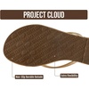 image:imageProject Cloud Flip Flops for Women Memory Foam Flats Sandals FoundationsGold