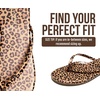 image:imageProject Cloud Flip Flops for Women Memory Foam Flats Sandals FoundationsLeopard