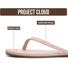 image:imageProject Cloud Flip Flops for Women Memory Foam Flats Sandals FoundationsMauve