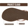 image:imageProject Cloud Flip Flops for Women Memory Foam Flats Sandals FoundationsMauve
