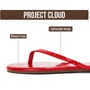 image:imageProject Cloud Flip Flops for Women Memory Foam Flats Sandals FoundationsRed Patent