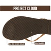 image:imageProject Cloud Flip Flops for Women Memory Foam Flats Sandals FoundationsTan