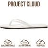 image:imageProject Cloud Flip Flops for Women Memory Foam Flats Sandals FoundationsWhite