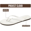 image:imageProject Cloud Flip Flops for Women Memory Foam Flats Sandals FoundationsWhite