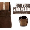 image:imageProject Cloud Genuine Leather Platform Clogs for Women  Womens MulesCocoa Suede
