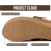 image:imageProject Cloud Genuine Leather Platform Clogs for Women  Womens MulesMushroom Suede