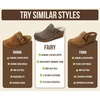 image:imageProject Cloud Genuine Leather Platform Clogs for Women  Womens MulesSand Suede  Fur Lining