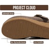 image:imageProject Cloud Genuine Leather Platform Clogs for Women  Womens MulesTaupe Suede  Fur Lining