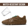 image:imageProject Cloud Genuine Leather Womens Barefoot Lace Up ShoesTan Suede