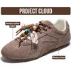 image:imageProject Cloud Genuine Leather Womens Barefoot Lace Up ShoesTaupe Suede