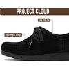image:imageProject Cloud Genuine Leather Womens Oxford Shoes with Memory Foam WallyBlack
