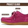 image:imageProject Cloud Genuine Leather Womens Oxford Shoes with Memory Foam WallyPink