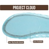 image:imageProject Cloud Lightweight Summer Flats Jelly Shoes Women Footwear JellzBlue Transparent