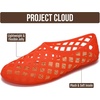 image:imageProject Cloud Lightweight Summer Flats Jelly Shoes Women Footwear JellzRed Transparent