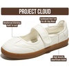image:imageProject Cloud Mary Jane Shoes NonSlip Fashion Sneakers for WomenWhite  Summer