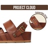 image:imageProject Cloud Platform Sandals for Women Strappy Wedges Plush Insole 2026Clay