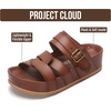 image:imageProject Cloud Platform Sandals for Women Strappy Wedges Plush Insole 2026Clay
