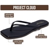 image:imageProject Cloud Square Toe Flip Flops For WomenSandals WomenBlack