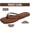 image:imageProject Cloud Square Toe Flip Flops For WomenSandals WomenChocolate