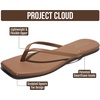 image:imageProject Cloud Square Toe Flip Flops For WomenSandals WomenTaupe