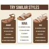image:imageProject Cloud Wedge Sandals for Women Plush Insole Strappy Sandals 2026Black Suede