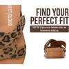 image:imageProject Cloud Wedge Sandals for Women Plush Insole Strappy Sandals 2026Leopard