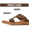 image:imageProject Cloud Wedge Sandals for Women Plush Insole Strappy Sandals 2026Leopard