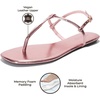 image:imageProject Cloud Wedge Sandals for Women Plush Insole Strappy Sandals 2026Mauve