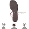 image:imageProject Cloud Wedge Sandals for Women Plush Insole Strappy Sandals 2026Mauve